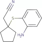 2-{1-[(2-Aminophenyl)sulfanyl]cyclopentyl}acetonitrile