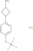 3-[4-(Trifluoromethoxy)phenyl]cyclobutan-1-amine hydrochloride