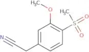 2-(4-Methanesulfonyl-3-methoxyphenyl)acetonitrile