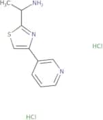 1-[4-(Pyridin-3-yl)-1,3-thiazol-2-yl]ethan-1-amine dihydrochloride