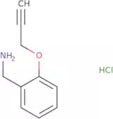 [2-(Prop-2-yn-1-yloxy)phenyl]methanamine hydrochloride
