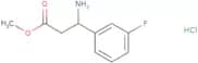 Methyl 3-amino-3-(3-fluorophenyl)propanoate hydrochloride