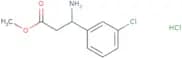 Methyl 3-amino-3-(3-chlorophenyl)propanoate hydrochloride