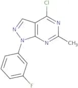 4-Chloro-1-(3-fluorophenyl)-6-methyl-1H-pyrazolo[3,4-d]pyrimidine