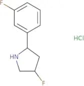 4-Fluoro-2-(3-fluorophenyl)pyrrolidine hydrochloride