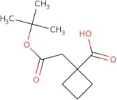 1-[2-(tert-Butoxy)-2-oxoethyl]cyclobutane-1-carboxylic acid