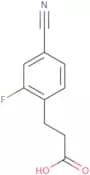 3-(4-Cyano-2-fluorophenyl)propanoic acid