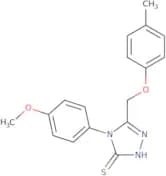 4-(4-Methoxyphenyl)-5-(4-methylphenoxymethyl)-4H-1,2,4-triazole-3-thiol