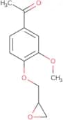1-[3-Methoxy-4-(oxiran-2-ylmethoxy)phenyl]ethan-1-one