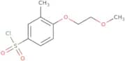 4-(2-Methoxyethoxy)-3-methylbenzene-1-sulfonyl chloride