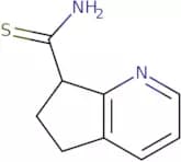 5H,6H,7H-Cyclopenta[b]pyridine-7-carbothioamide