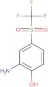 2-Amino-4-trifluoromethanesulfonylphenol
