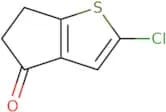 2-Chloro-4H,5H,6H-cyclopenta[b]thiophen-4-one