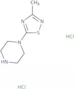 1-(3-Methyl-1,2,4-thiadiazol-5-yl)piperazine dihydrochloride