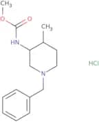 Methyl N-(cis)-1-benzyl-4-methylpiperidin-3-yl]-carbamate hydrochloride