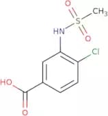 4-Chloro-3-methanesulfonamidobenzoic acid
