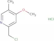 2-(Chloromethyl)-4-methoxy-5-methylpyridine hydrochloride
