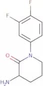 3-Amino-1-(3,4-difluorophenyl)piperidin-2-one