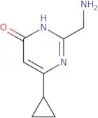 2-(Aminomethyl)-6-cyclopropyl-3,4-dihydropyrimidin-4-one