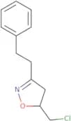 5-(Chloromethyl)-3-(2-phenylethyl)-4,5-dihydro-1,2-oxazole