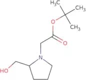 tert-Butyl 2-[2-(hydroxymethyl)pyrrolidin-1-yl]acetate
