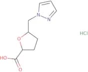 rac-(2R,5S)-5-[(1H-Pyrazol-1-yl)methyl]oxolane-2-carboxylic acid hydrochloride