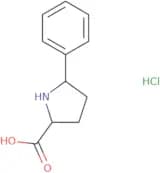 (2S,5S)-5-Phenylpyrrolidine-2-carboxylic acid hydrochloride