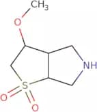 (3S,3aS,6aR)-3-Methoxy-hexahydro-2H-1λ⁶-thieno[2,3-c]pyrrole-1,1-dione