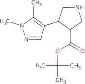 rac-tert-Butyl (3R,4S)-4-(1,5-dimethyl-1H-pyrazol-4-yl)pyrrolidine-3-carboxylate