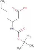 (3S)-3-(tert-Butyloxycarbonylamino)heptanoic acid