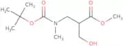 Methyl 3-{[(tert-butoxy)carbonyl](methyl)amino}-2-(hydroxymethyl)propanoate