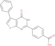 4-{4-Oxo-5-phenyl-3H,4H-thieno[2,3-d]pyrimidin-2-yl}benzoic acid