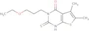 3-(3-Ethoxypropyl)-5,6-dimethyl-2-sulfanyl-3H,4H-thieno[2,3-d]pyrimidin-4-one