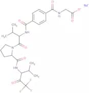 Sodium 2-[[4-[[(2S)-3-methyl-1-oxo-1-[(2S)-2-[(1,1,1-trifluoro-4-methyl-2-oxopentan-3-yl)carbamoyl…