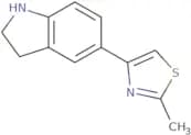 5-(2-Methyl-1,3-thiazol-4-yl)-2,3-dihydro-1H-indole