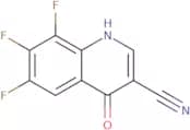 6,7,8-Trifluoro-4-oxo-1,4-dihydroquinoline-3-carbonitrile