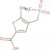4-(Methanesulfonylmethyl)-5-methylthiophene-2-carboxylic acid