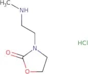 3-[2-(Methylamino)ethyl]-1,3-oxazolidin-2-one hydrochloride