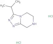 3-(Propan-2-yl)-5H,6H,7H,8H-[1,2,4]triazolo[4,3-a]pyrazine dihydrochloride