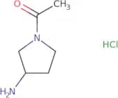 1-(3-Aminopyrrolidin-1-yl)ethanone hydrochloride