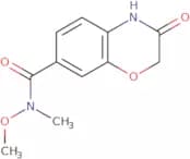 N-Methoxy-N-methyl-3-oxo-3,4-dihydro-2H-1,4-benzoxazine-7-carboxamide