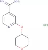 2-(Oxan-4-yloxy)pyridine-4-carboximidamide hydrochloride