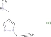 Methyl({[1-(prop-2-yn-1-yl)-1H-pyrazol-4-yl]methyl})amine hydrochloride