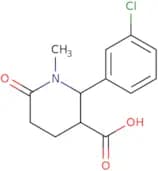 2-(3-Chlorophenyl)-1-methyl-6-oxopiperidine-3-carboxylic acid