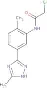 2-Chloro-N-[2-methyl-5-(5-methyl-1H-1,2,4-triazol-3-yl)phenyl]acetamide