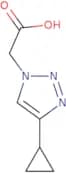 2-(4-Cyclopropyl-1H-1,2,3-triazol-1-yl)acetic acid