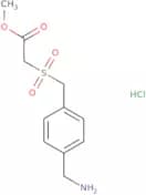 Methyl 2-{[4-(aminomethyl)phenyl]methanesulfonyl}acetate hydrochloride