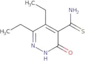 5,6-Diethyl-3-oxo-2,3-dihydropyridazine-4-carbothioamide