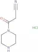 3-Oxo-3-(piperazin-1-yl)propanenitrile hydrochloride