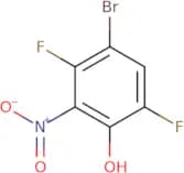 4-Bromo-3,6-difluoro-2-nitrophenol